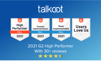 G2 names Talkoot the most implementable in the PIM software category