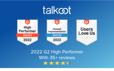 Talkoot Named High Performer in G2 2022 Reports